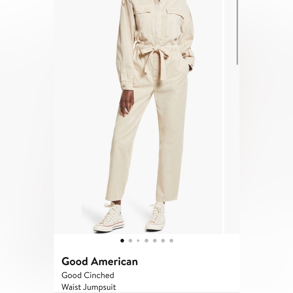 Good American: Good Cinched Waist Jumpsuit
